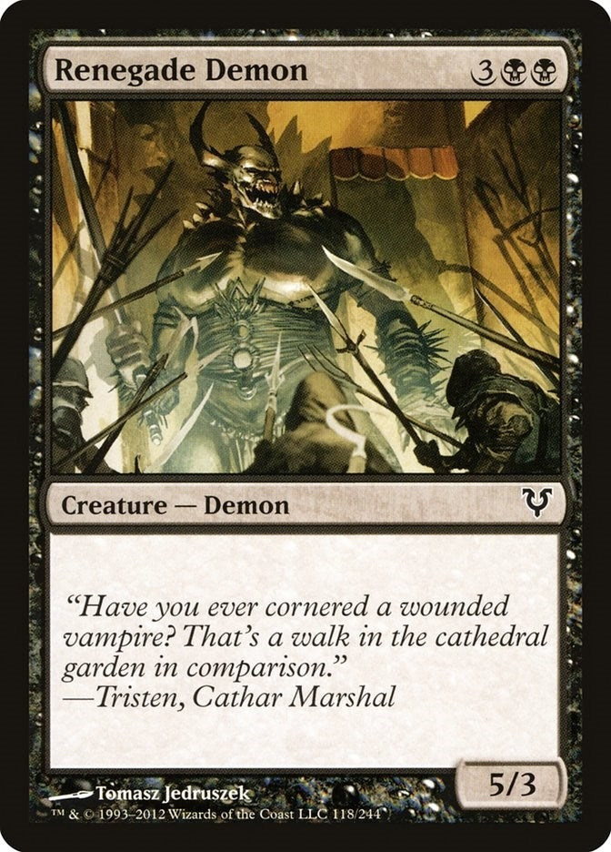 Image for Renegade Demon (118) [Avacyn Restored] - Magic: The Gathering