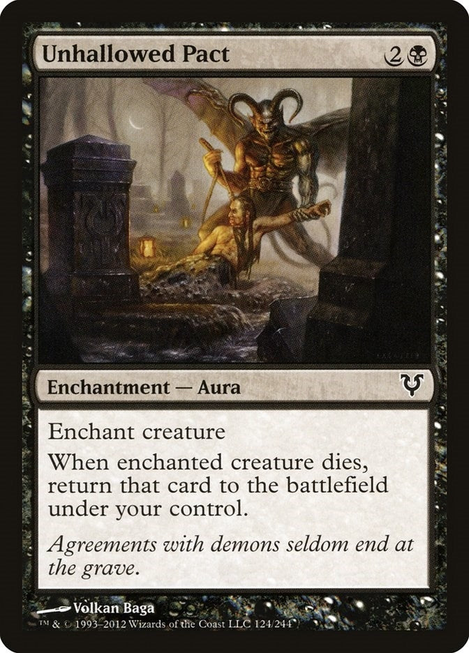 Image for Unhallowed Pact (124) [Avacyn Restored] - Magic: The Gathering