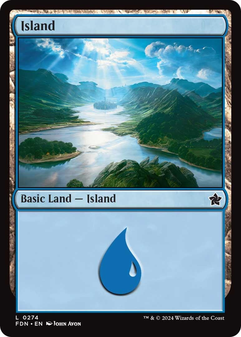 Image for Island (0274) (274) [Foundations] - Magic: The Gathering