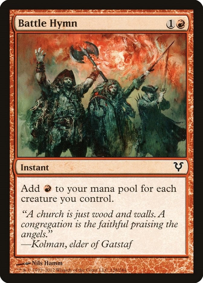 Image for Battle Hymn (128) [Avacyn Restored] - Magic: The Gathering