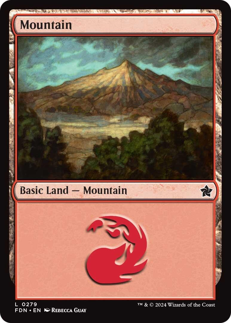 Image for Mountain (0279) (279) [Foundations] - Magic: The Gathering