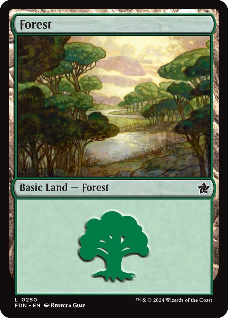 Image for Forest (0280) (280) [Foundations] - Magic: The Gathering