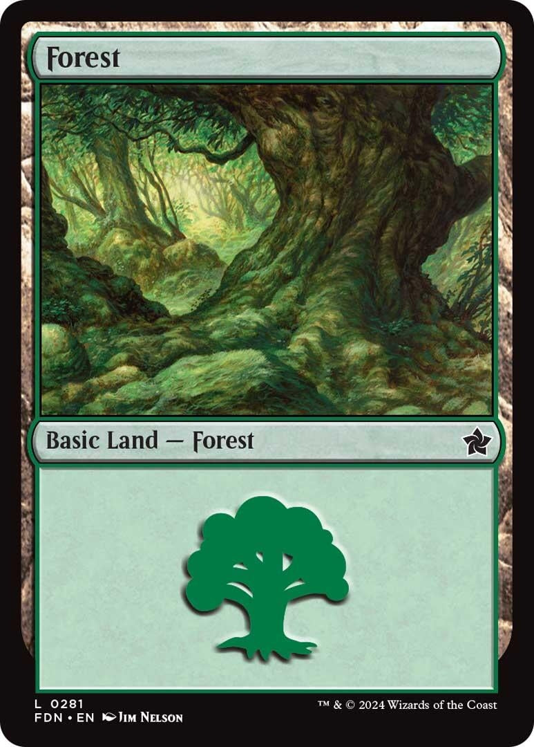 Image for Forest (0281) (281) [Foundations] - Magic: The Gathering
