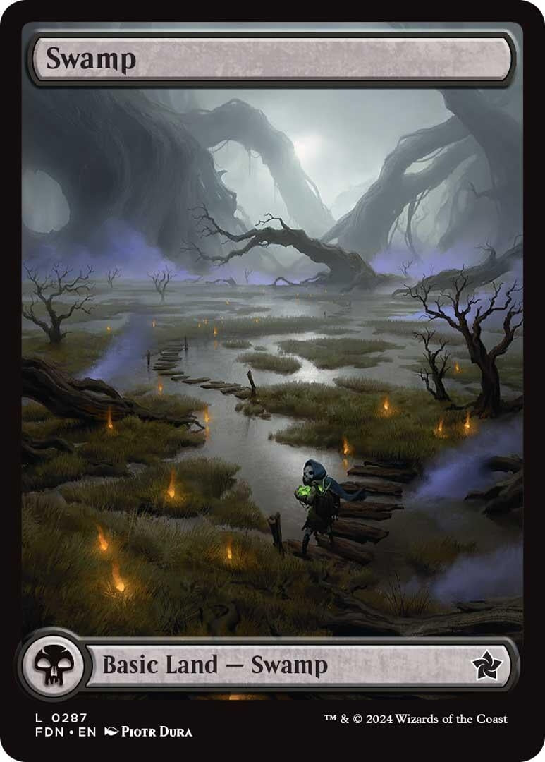 Image for Swamp (0287) (287) [Foundations] - Magic: The Gathering