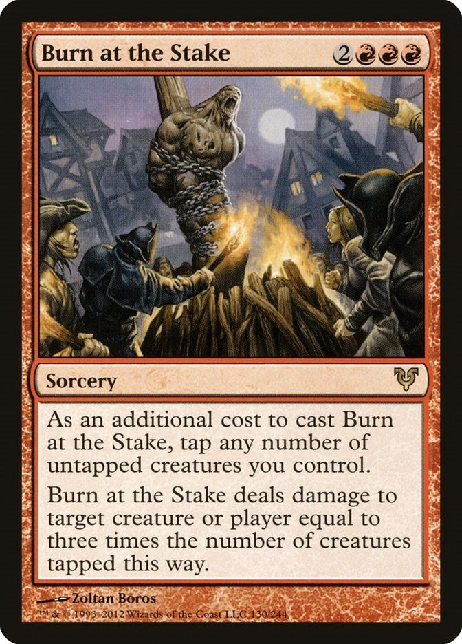 Image for Burn at the Stake (130) [Avacyn Restored] - Magic: The Gathering