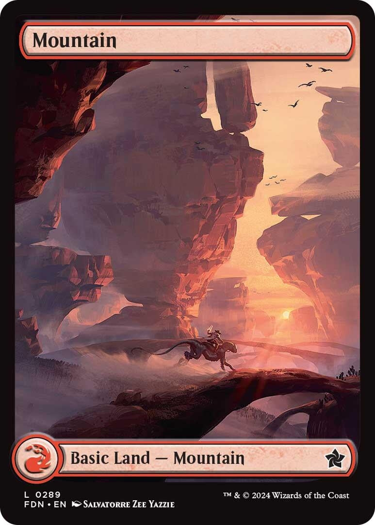 Image for Mountain (0289) (289) [Foundations] - Magic: The Gathering