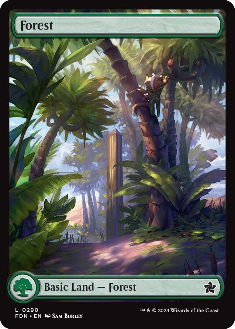 Image for Forest (0290) (290) [Foundations] - Magic: The Gathering