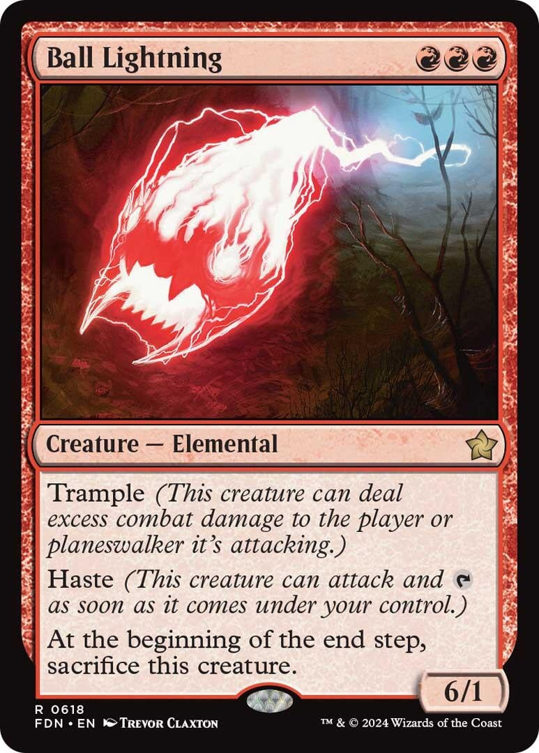 Image for Ball Lightning (618) [Foundations] - Magic: The Gathering