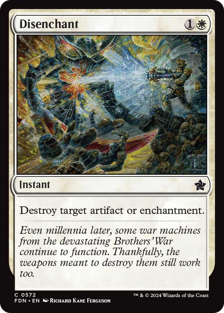 Image for Disenchant (572) [Foundations] - Magic: The Gathering
