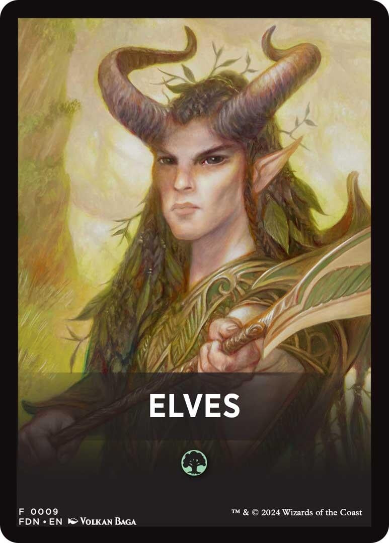 Image for Elves Theme Card (9) [Foundations] - Magic: The Gathering