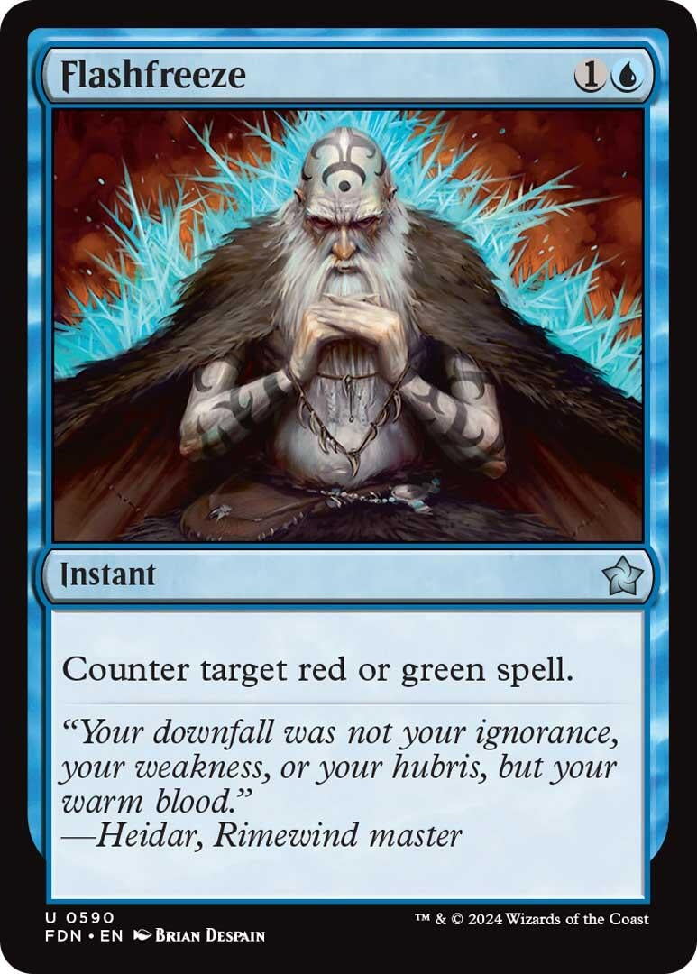 Image for Flashfreeze (590) [Foundations] - Magic: The Gathering