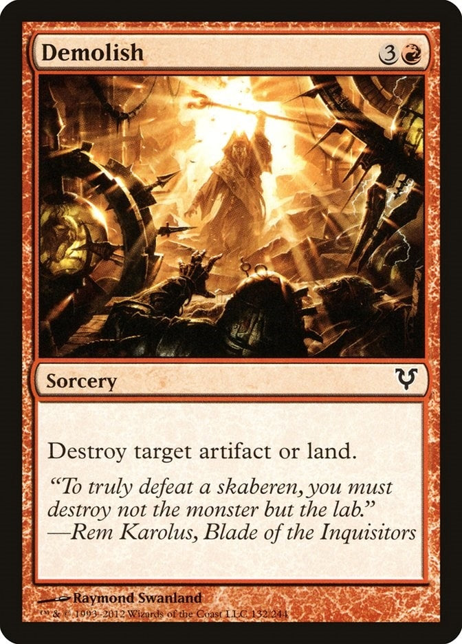 Image for Demolish (132) [Avacyn Restored] - Magic: The Gathering