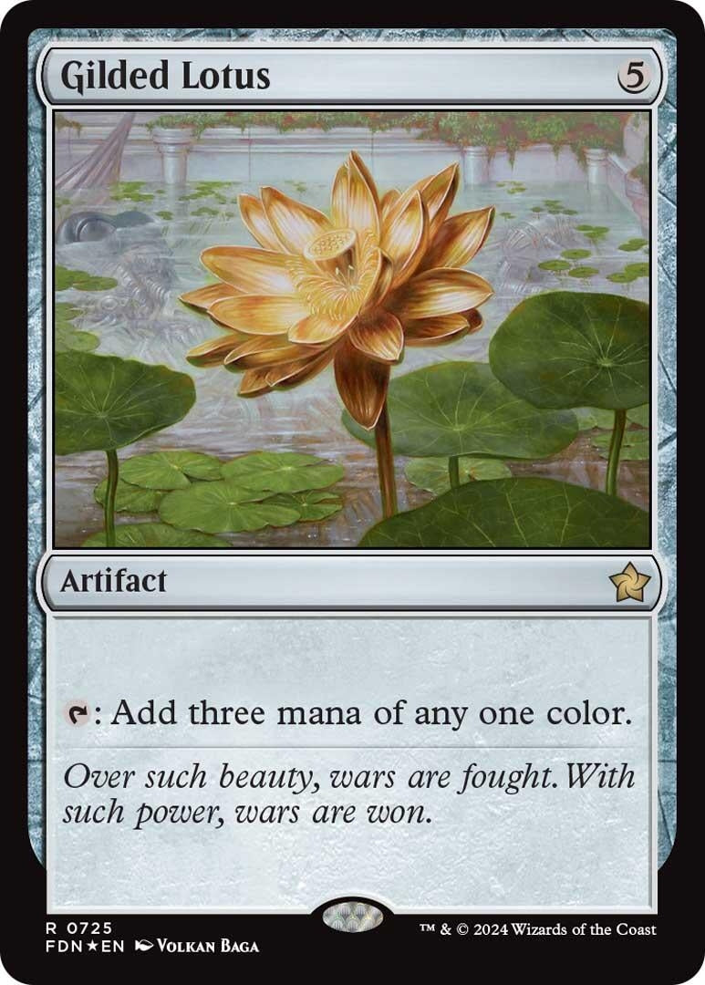 Image for Gilded Lotus (725) [Foundations] - Magic: The Gathering