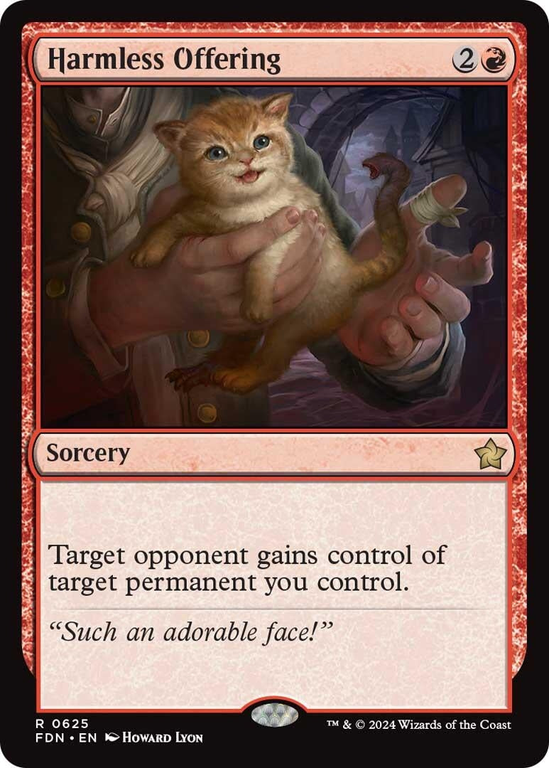 Image for Harmless Offering (625) [Foundations] - Magic: The Gathering