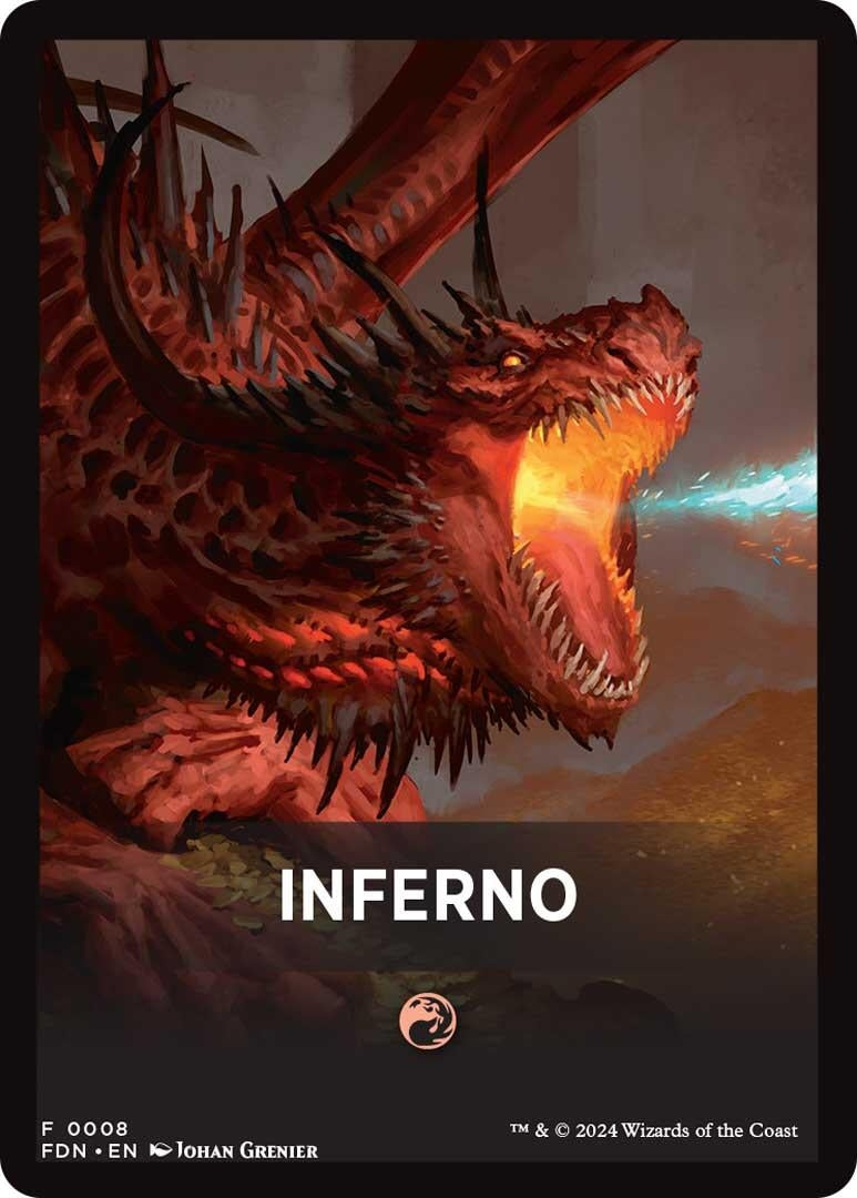 Image for Inferno Theme Card (8) [Foundations] - Magic: The Gathering