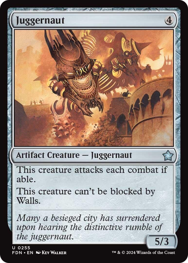 Image for Juggernaut (255) [Foundations] - Magic: The Gathering