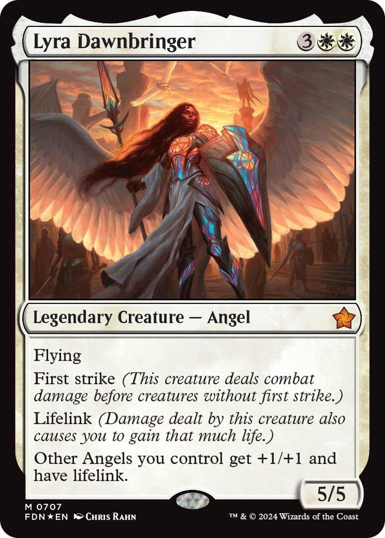 Image for Lyra Dawnbringer (707) [Foundations] - Magic: The Gathering