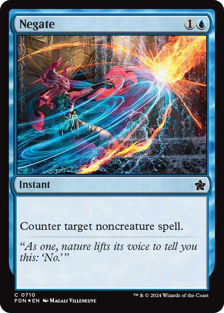 Image for Negate (710) [Foundations] - Magic: The Gathering