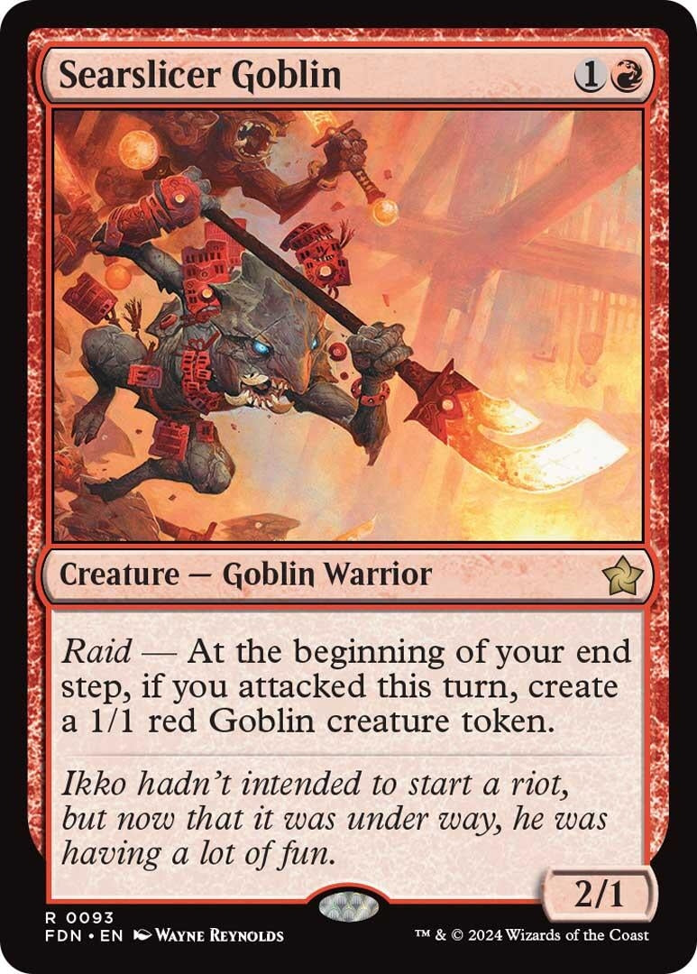 Image for Searslicer Goblin (93) [Foundations] - Magic: The Gathering