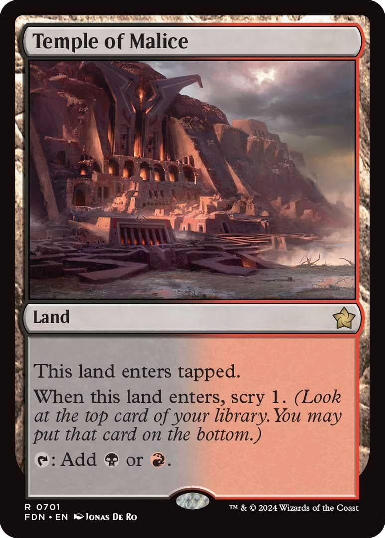 Image for Temple of Malice (701) [Foundations] - Magic: The Gathering