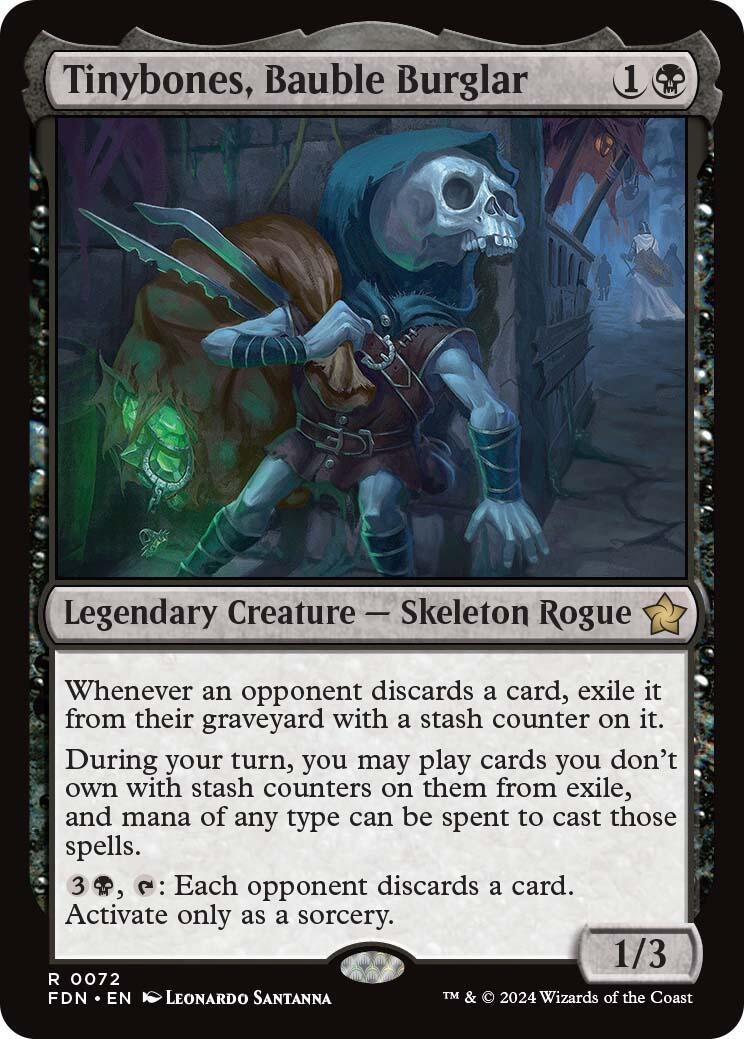 Image for Tinybones, Bauble Burglar (72) [Foundations] - Magic: The Gathering