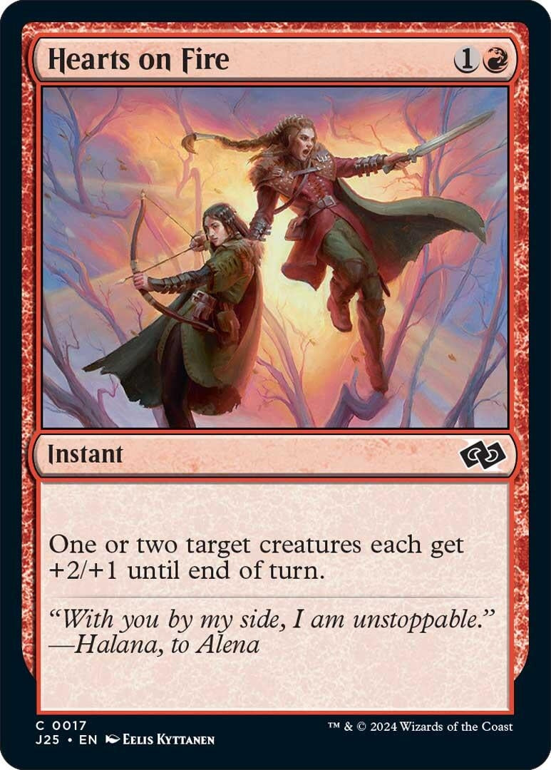 Image for Hearts on Fire (17) [Foundations Jumpstart] - Magic: The Gathering