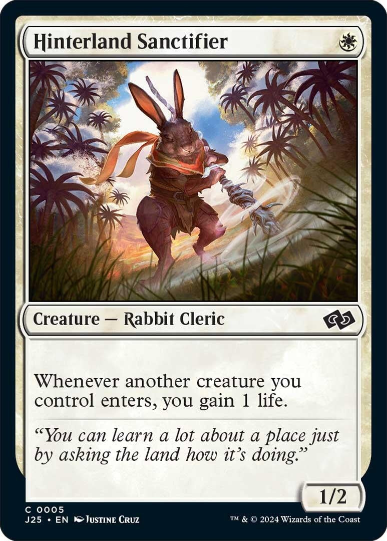 Image for Hinterland Sanctifier (5) [Foundations Jumpstart] - Magic: The Gathering