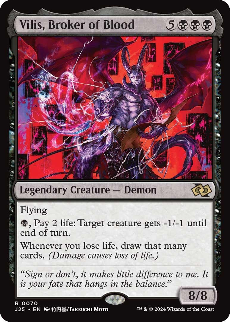 Image for Vilis, Broker of Blood (Anime) (70) [Foundations Jumpstart] - Magic: The Gathering