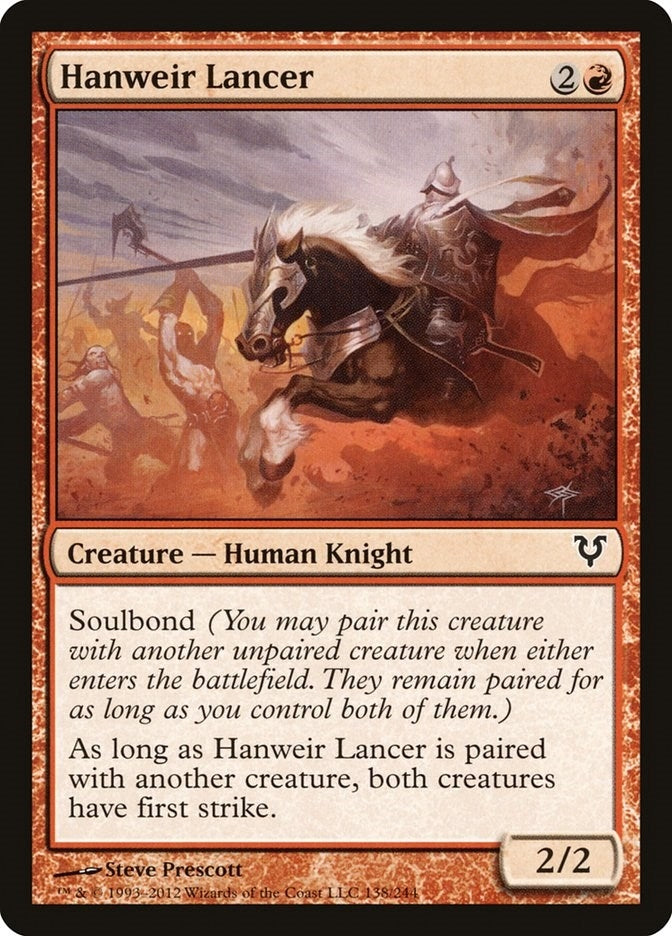 Image for Hanweir Lancer (138) [Avacyn Restored] - Magic: The Gathering
