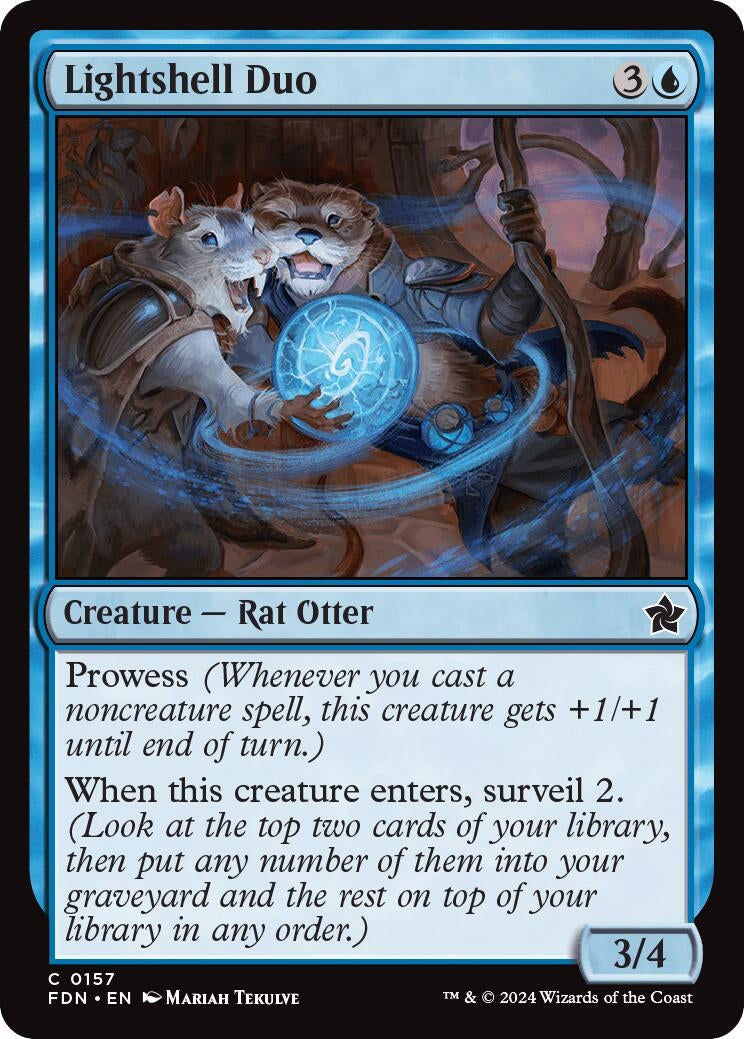 Image for Lightshell Duo (157) [Foundations] - Magic: The Gathering