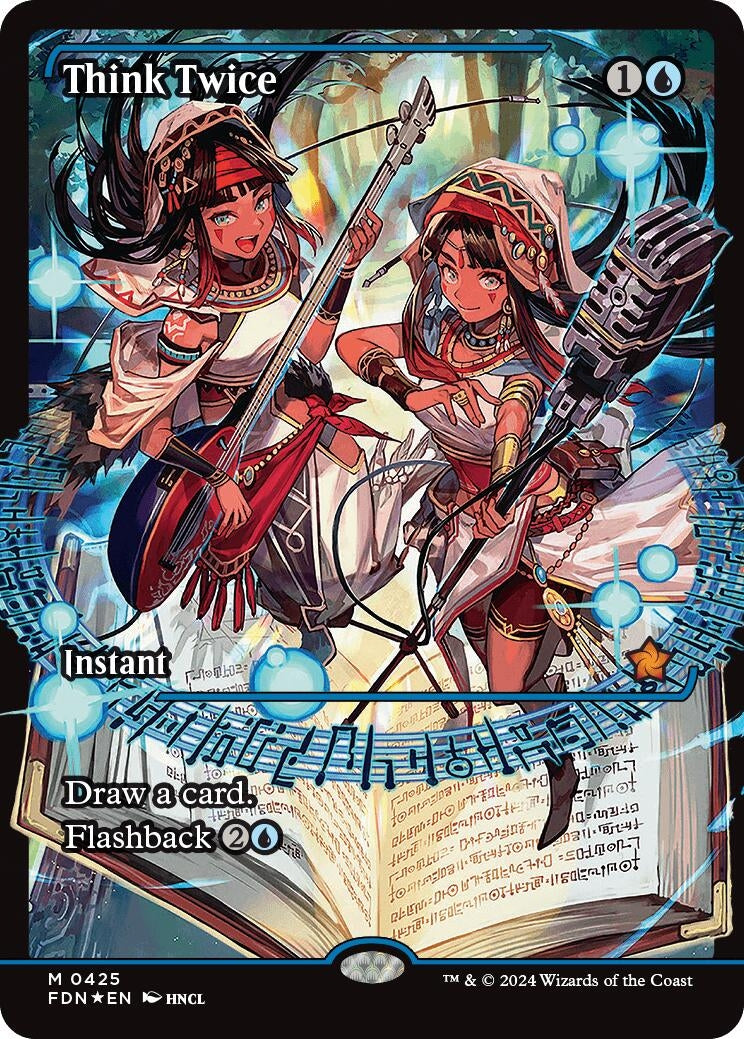 Image for Think Twice (Showcase) (425) [Foundations] - Magic: The Gathering