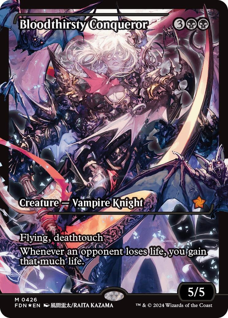 Image for Bloodthirsty Conqueror (Showcase) (426) [Foundations] - Magic: The Gathering