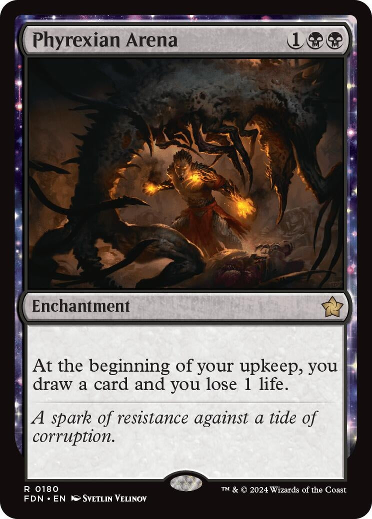 Image for Phyrexian Arena (180) [Foundations] - Magic: The Gathering