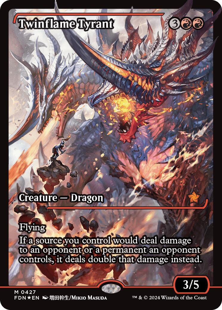 Image for Twinflame Tyrant (Showcase) (427) [Foundations] - Magic: The Gathering