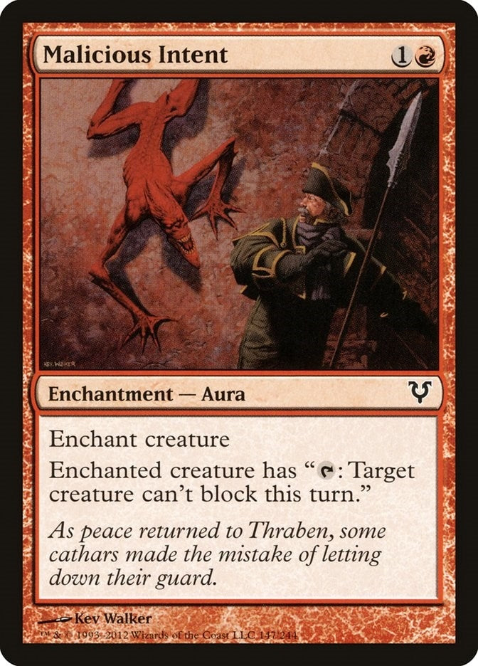 Image for Malicious Intent (147) [Avacyn Restored] - Magic: The Gathering