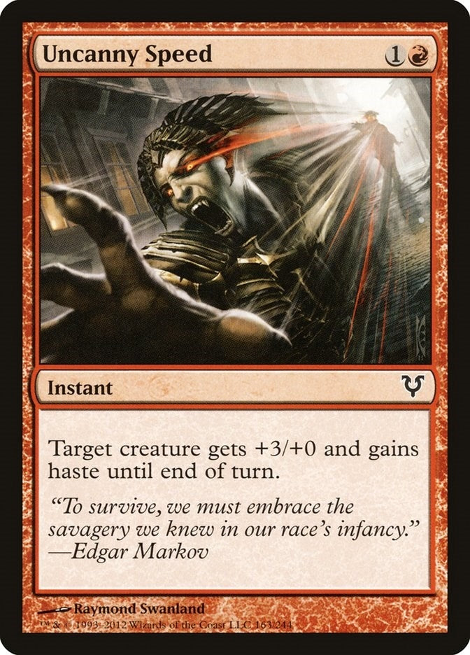 Image for Uncanny Speed (163) [Avacyn Restored] - Magic: The Gathering