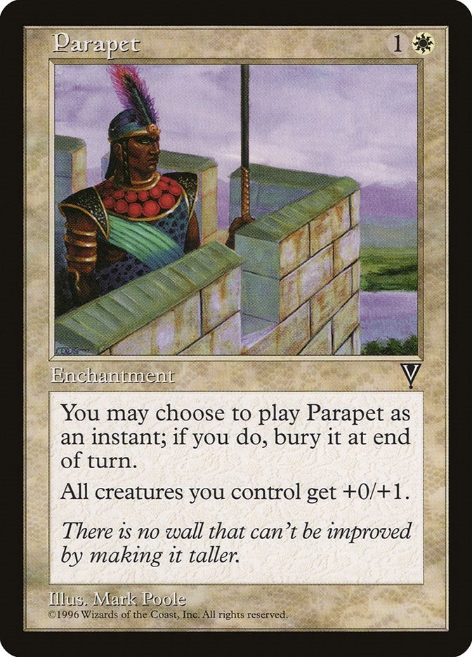 Image for Parapet [Visions] - Magic: The Gathering