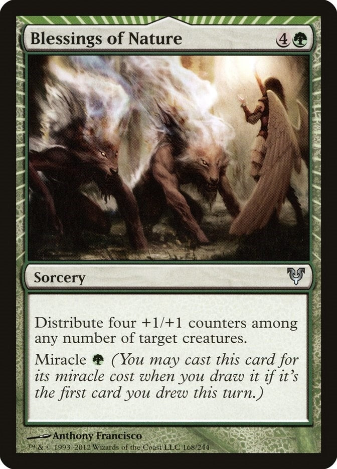 Image for Blessings of Nature (168) [Avacyn Restored] - Magic: The Gathering