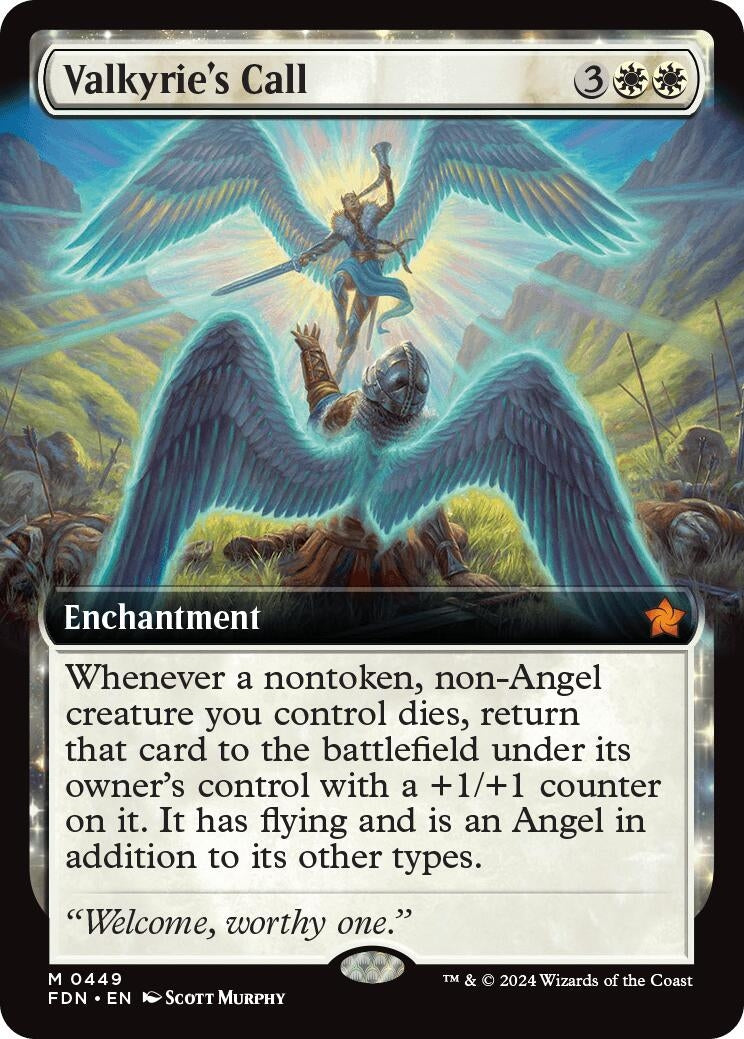Valkyrie's Call (Extended Art) (449) [Foundations]