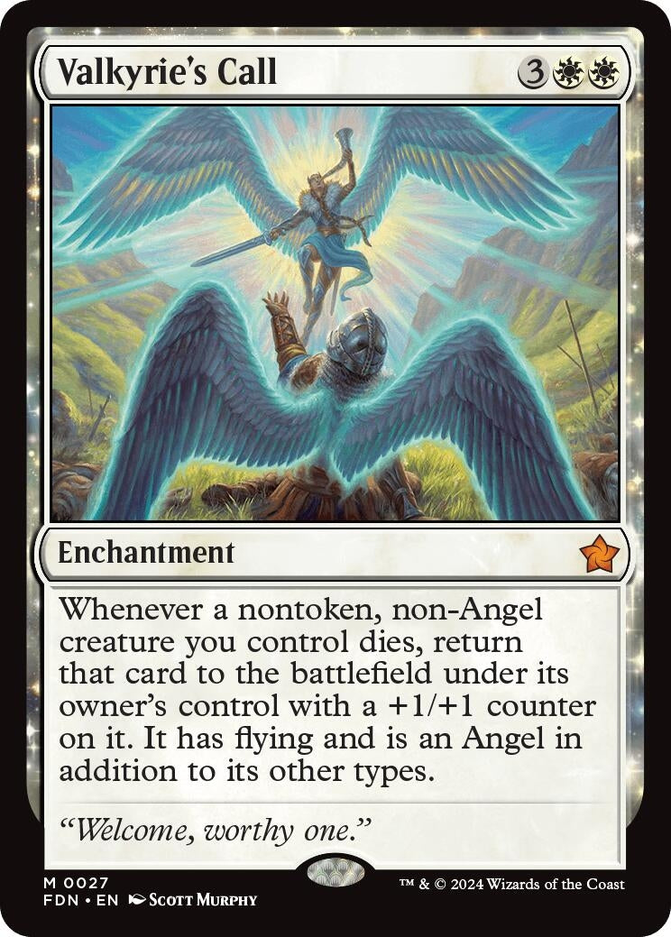 Image for Valkyrie's Call (27) [Foundations] - Magic: The Gathering