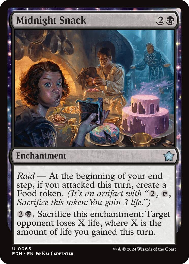 Image for Midnight Snack (65) [Foundations] - Magic: The Gathering