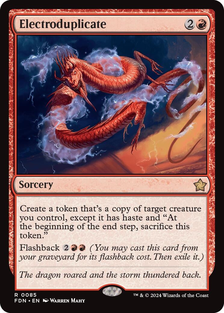 Image for Electroduplicate (85) [Foundations] - Magic: The Gathering
