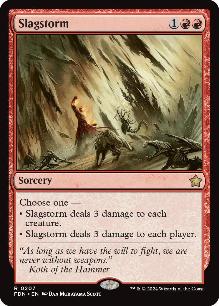 Image for Slagstorm (207) [Foundations] - Magic: The Gathering