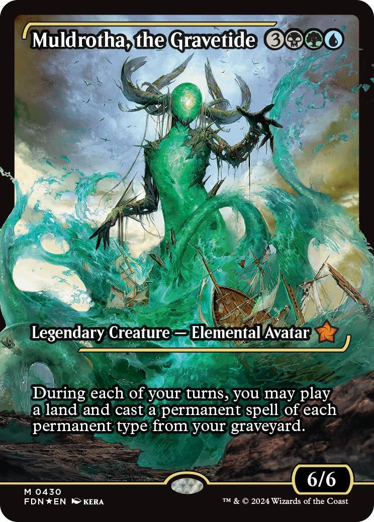 Image for Muldrotha, the Gravetide (Showcase) (430) [Foundations] - Magic: The Gathering