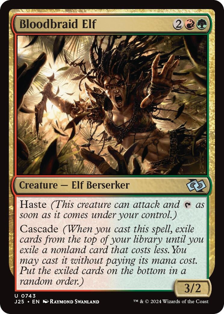 Bloodbraid Elf (743) [Foundations Jumpstart]