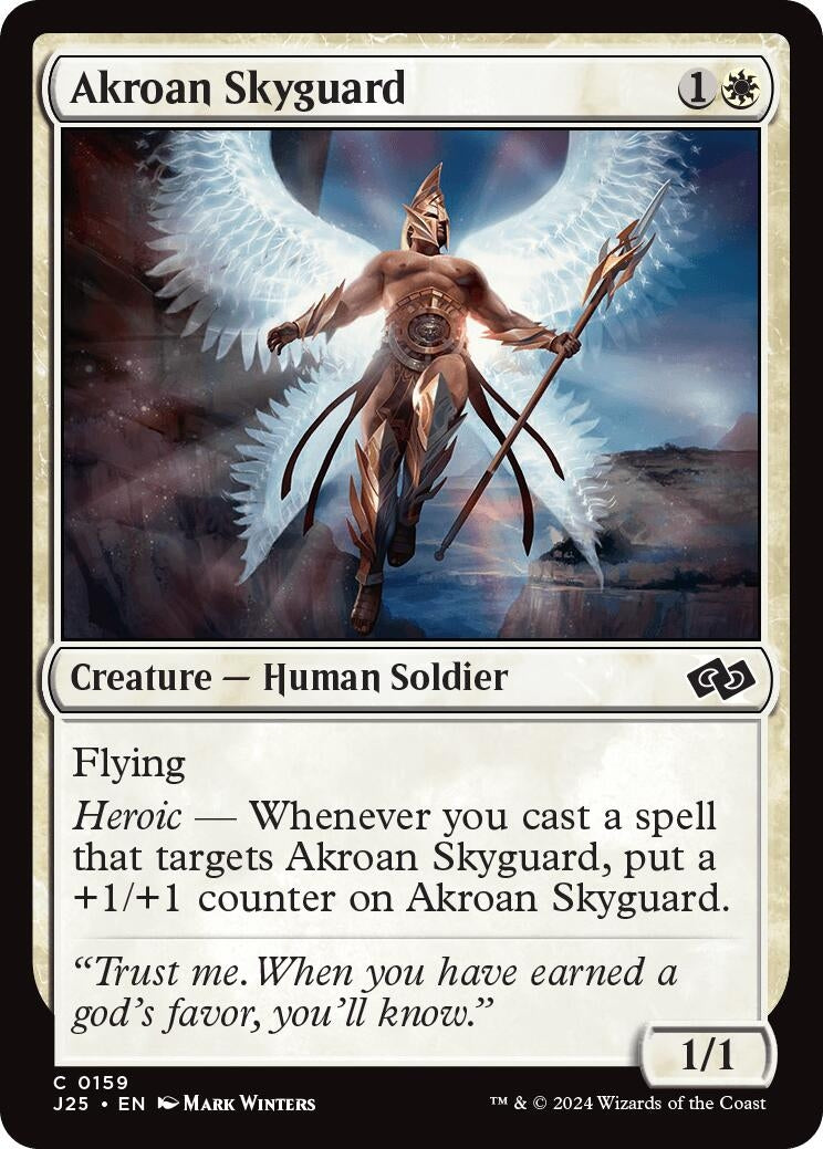 Image for Akroan Skyguard (159) [Foundations Jumpstart] - Magic: The Gathering
