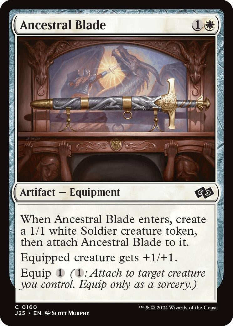 Image for Ancestral Blade (160) [Foundations Jumpstart] - Magic: The Gathering