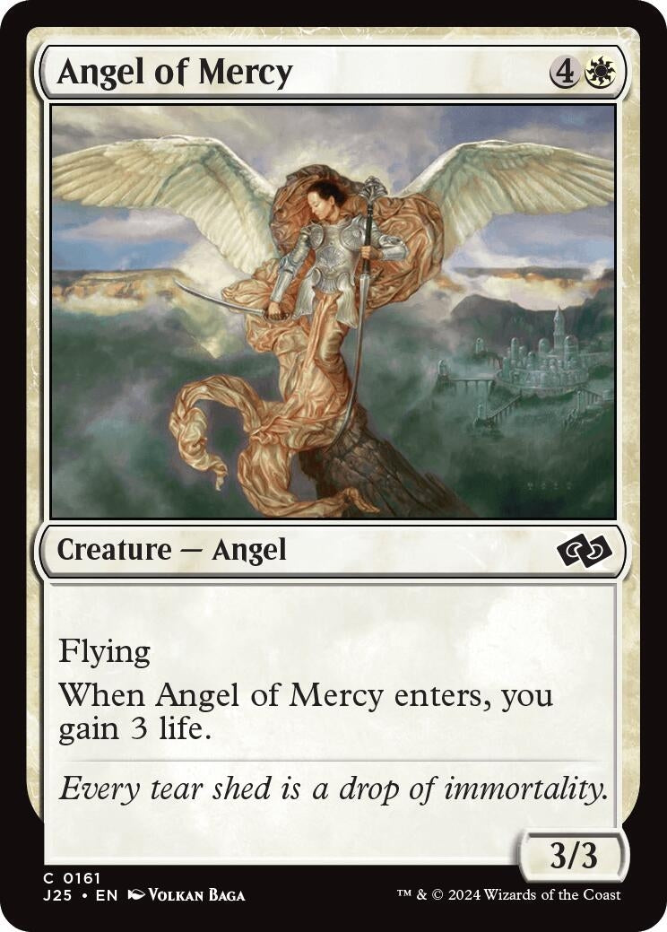 Image for Angel of Mercy (161) [Foundations Jumpstart] - Magic: The Gathering