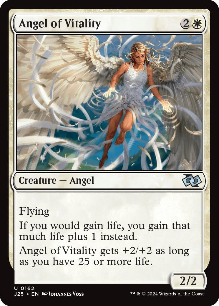 Image for Angel of Vitality (162) [Foundations Jumpstart] - Magic: The Gathering