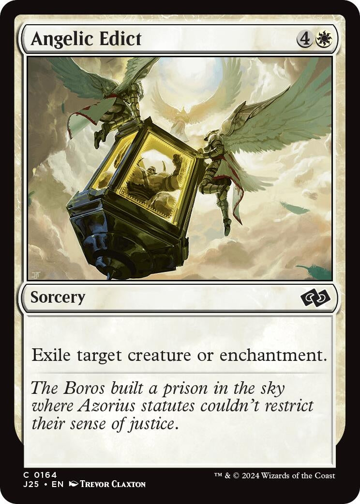 Image for Angelic Edict (164) [Foundations Jumpstart] - Magic: The Gathering